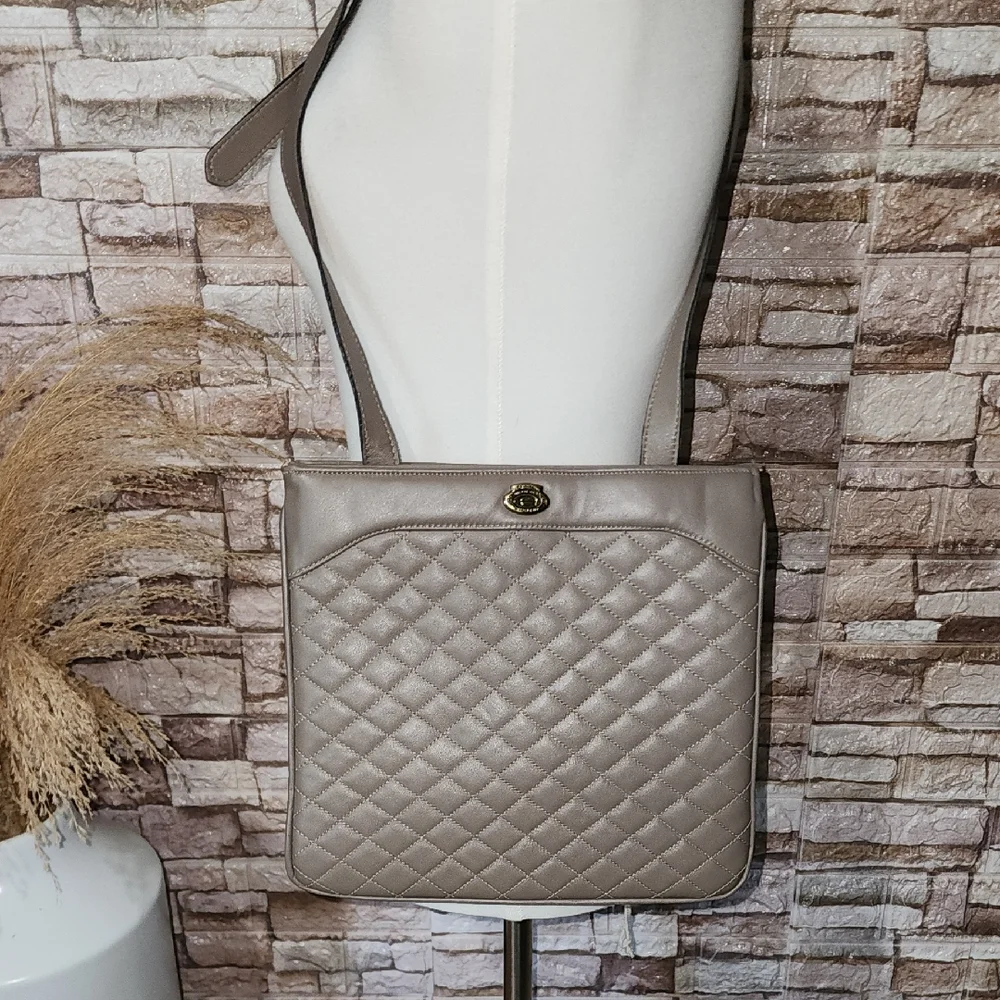 Etienne Aigner  Handcrafted Elegant Quilted Shoulder Bag